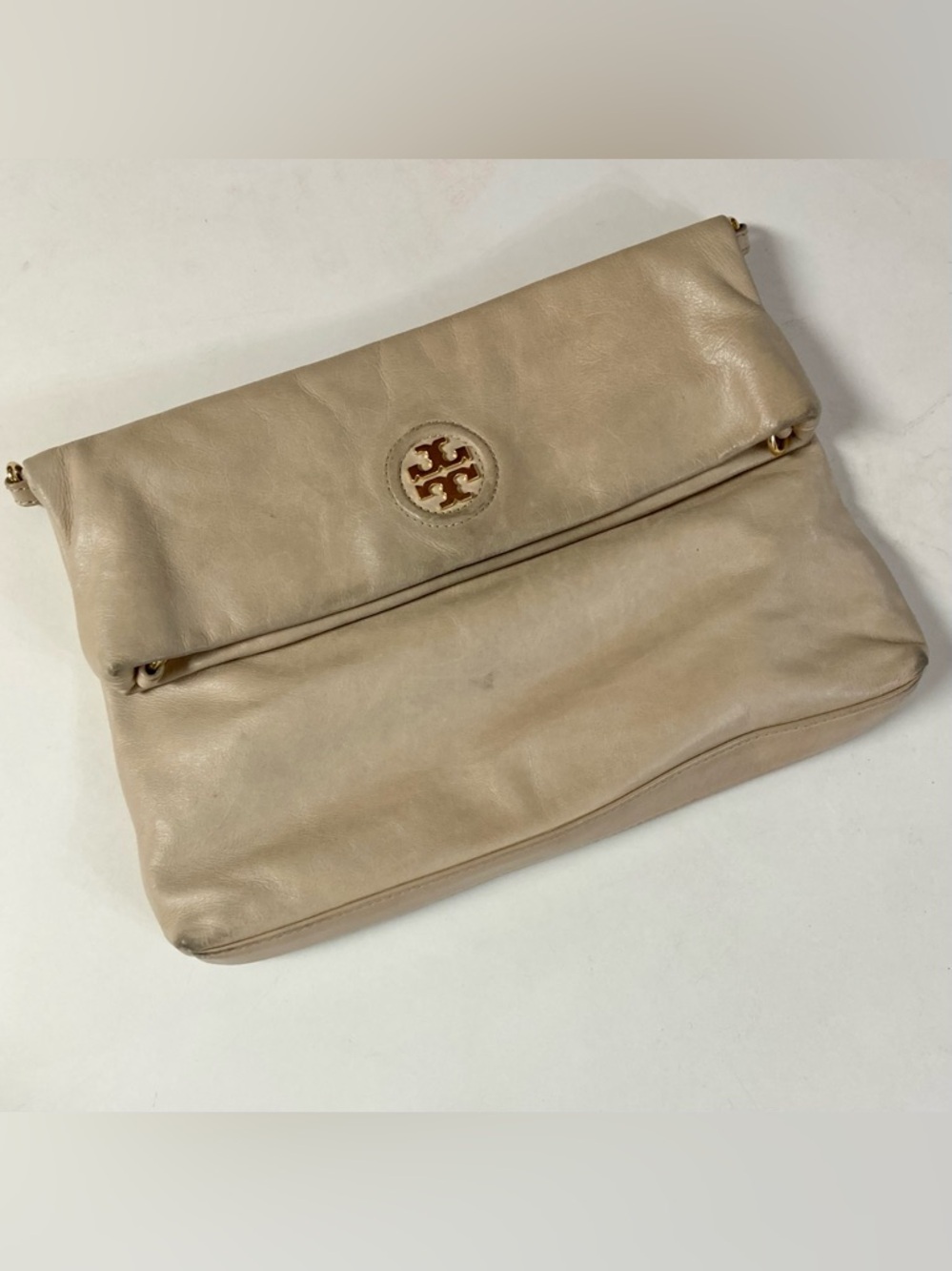 Tory Burch Tan Foldover Crossbody - Picture 2 of 12